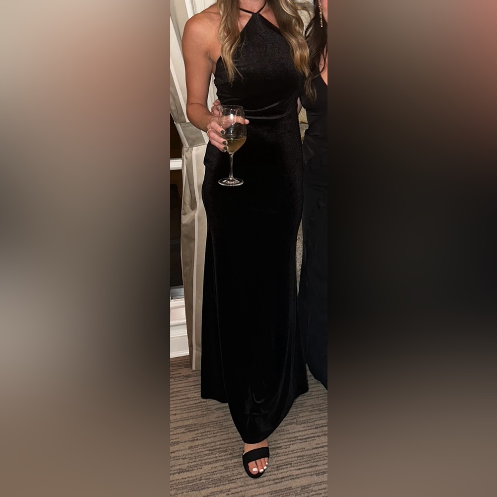 Maxi Velour Dress - Picture 4 of 4